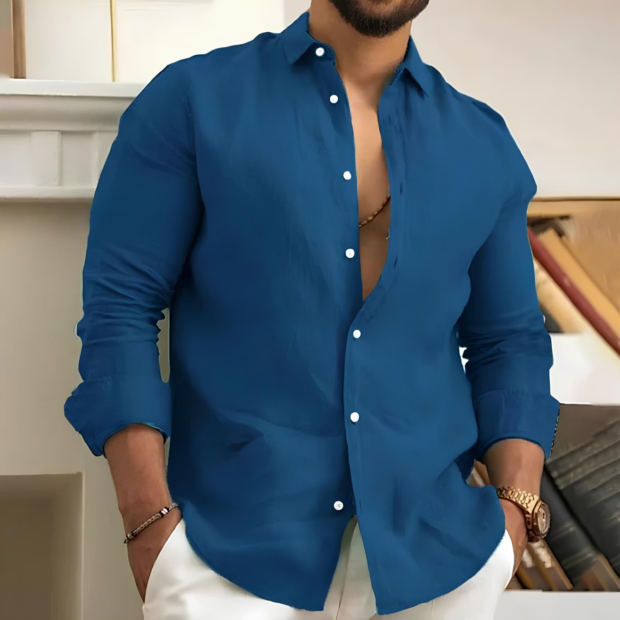 Brandon | Camicia da Uomo | Tessuto Leggero e Traspirante