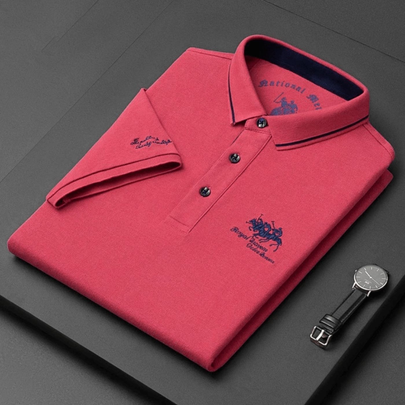 Nova™ | Polo di Lusso da Uomo - Orologio Premium in Omaggio