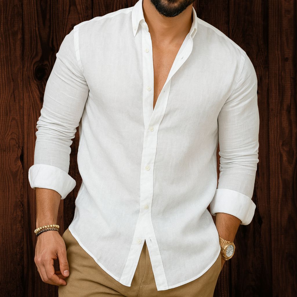Brandon | Camicia da Uomo | Tessuto Leggero e Traspirante
